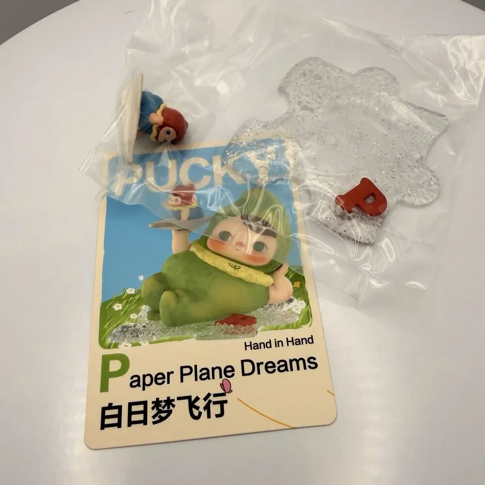 Popmart Hand In Hand Series Blind Box Figure - PUCKY Paper Plane Dreams